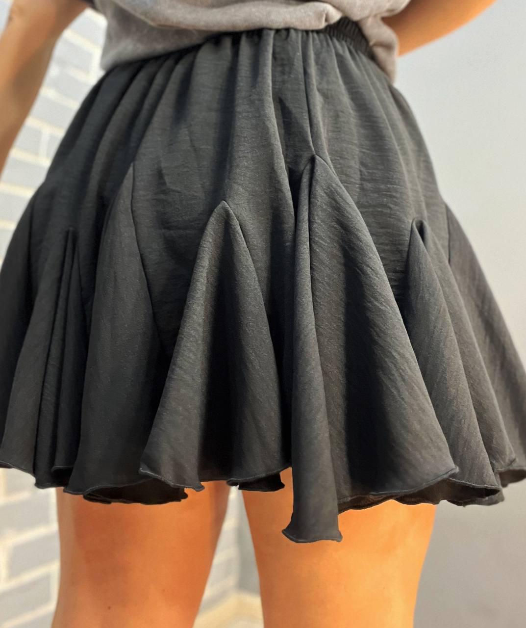 Юбка женская Fardi 286 пышная воланы короткая OS Черный (2151) - фото 3 Юбка женская Fardi 286 пышная воланы короткая OS Черный (2151) - фото 3