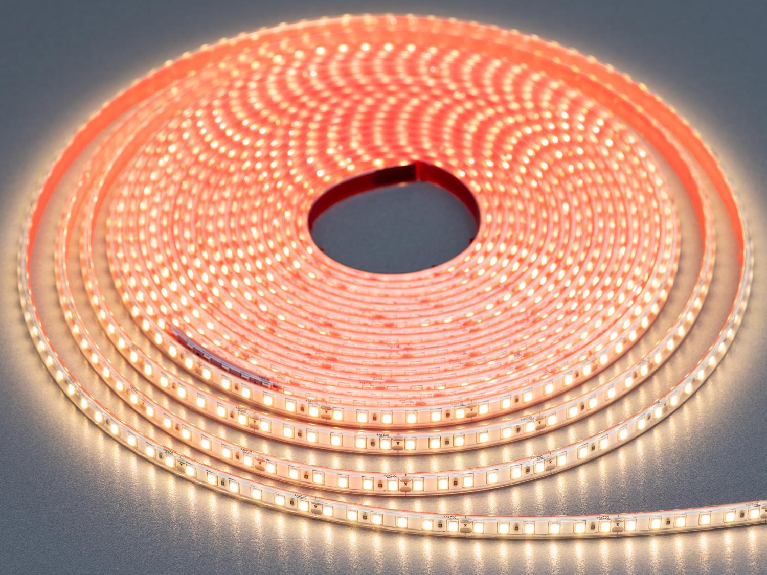 Світлодіодна стрічка 24 В 120 діодів на метр герметична 8 мм Теплий (N24-2835-120-WW-65-8) Світлодіодна стрічка 24 В 120 діодів на метр герметична 8 мм Теплий (N24-2835-120-WW-65-8)