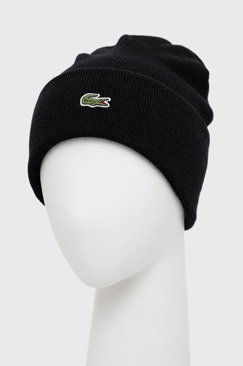 Шапка мужская Lacoste (HAT-LAC-002-BLK) - фото 3 Шапка мужская Lacoste (HAT-LAC-002-BLK) - фото 3