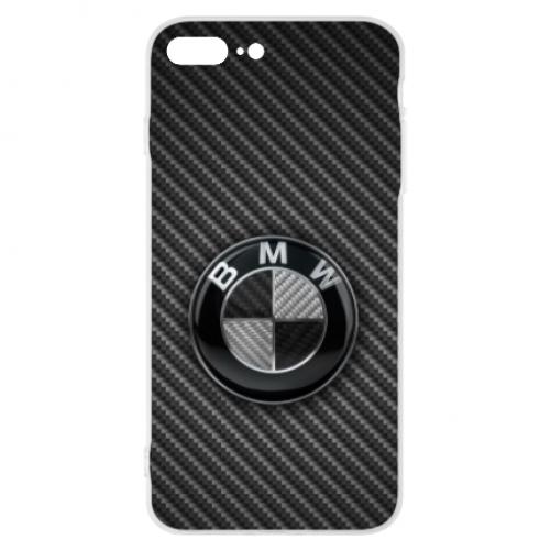 Чехол для iPhone 8 Plus BMW Carbon