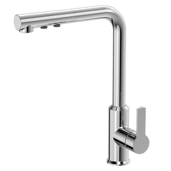 Змішувач для кухні витяжний Devit Snape 100844 з висувним виливом