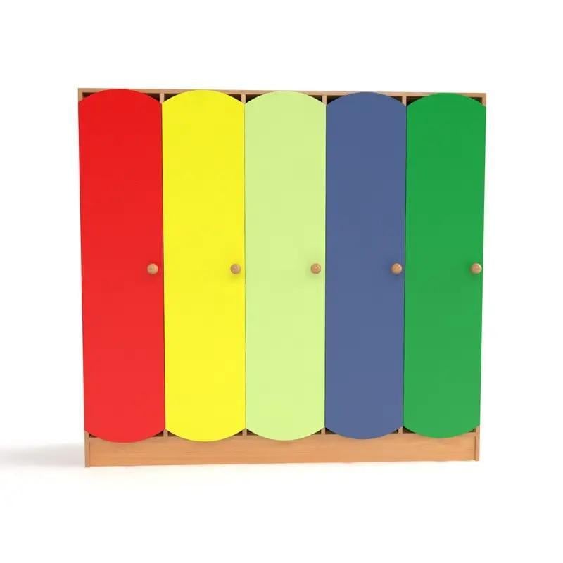 Шкаф для детской одежды 5-секционный в сад (DS-92)