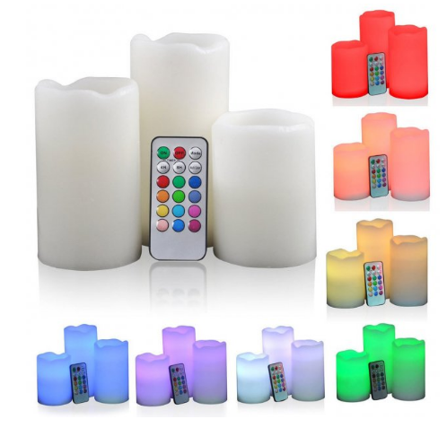 Світлодіодні LED свічки Luma Candles з пультом 3 свічки - фото 6 Світлодіодні LED свічки Luma Candles з пультом 3 свічки - фото 6