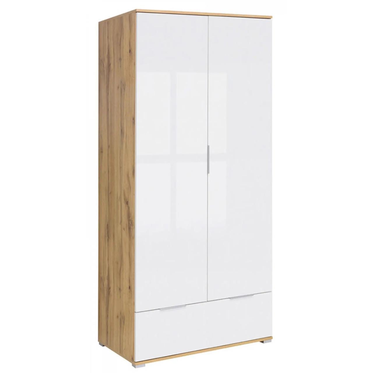 Шкаф двухдверный ВМК Злата SZF2D1S Дуб тахо/Белый матовый (GRB-1845)