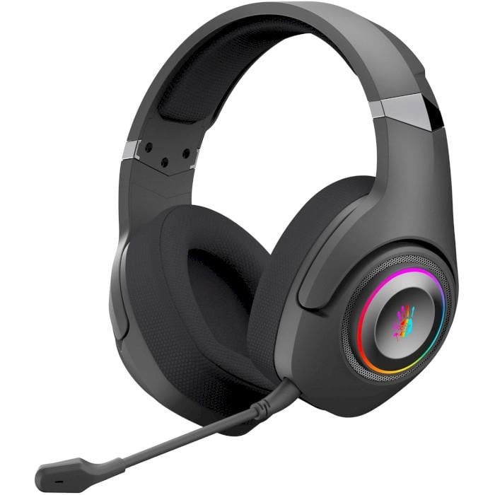 Навушники бездротові Bloody GR270 Bluetooth 5.2 + USB-ресивер 35h Black
