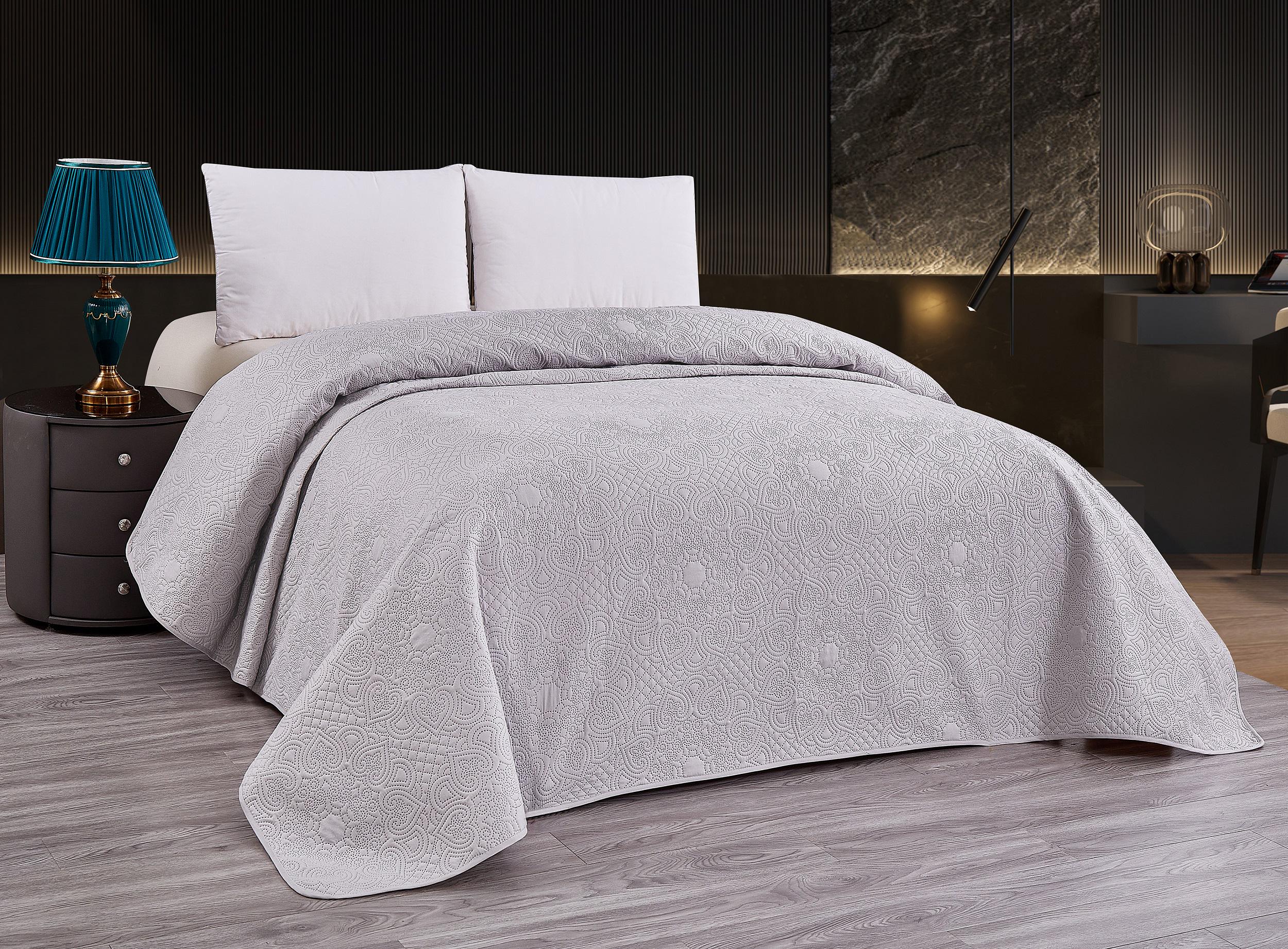 Покривало Soho Romance Ivory поліестер 230x250 см Сірий (UG-A120073)