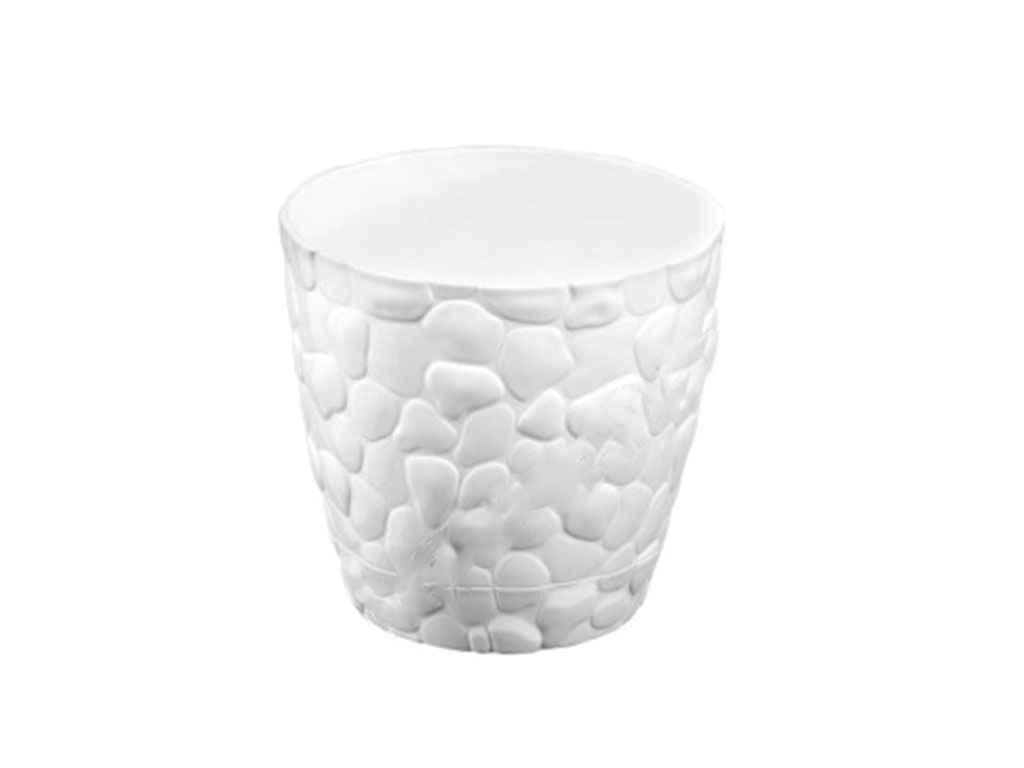 Горщик для квітів Elif Plastik 1,6 л 14,5х13 см Білий (787445)