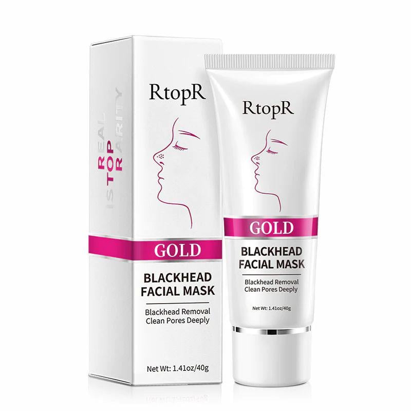 Маска від чорних цяток і вугрів RtopR Gold Blackhead Facial Mask 40 г