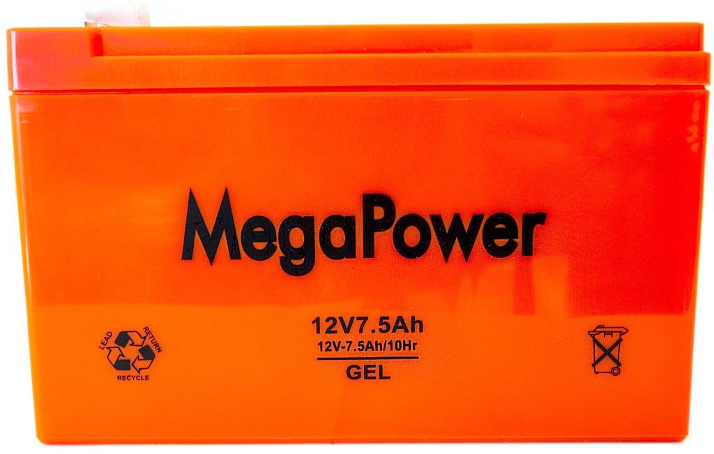 Аккумулятор для ИБП 12V 7.5 Ah MegaPower (000053876) Аккумулятор для ИБП 12V 7.5 Ah MegaPower (000053876)