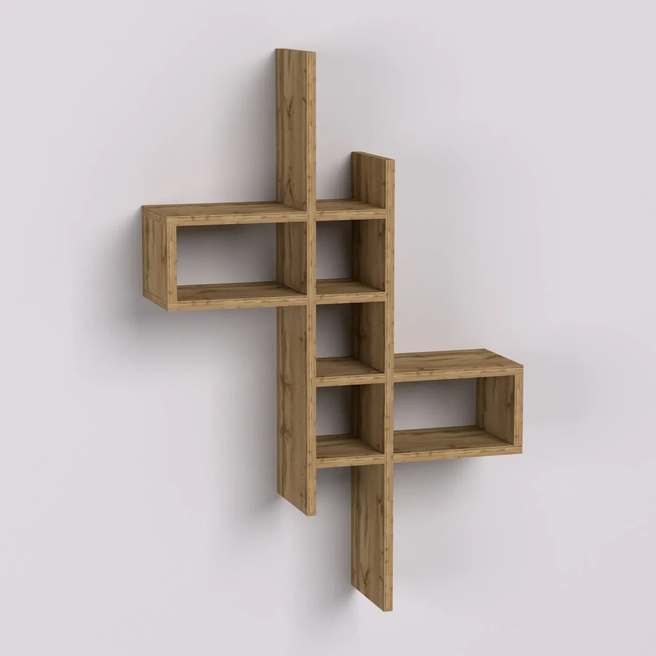 Полка навесная Kontinent П-2 63х18х96 см Дуб Аппалачи (52719258) - фото 1 Полка навесная Kontinent П-2 63х18х96 см Дуб Аппалачи (52719258) - фото 1