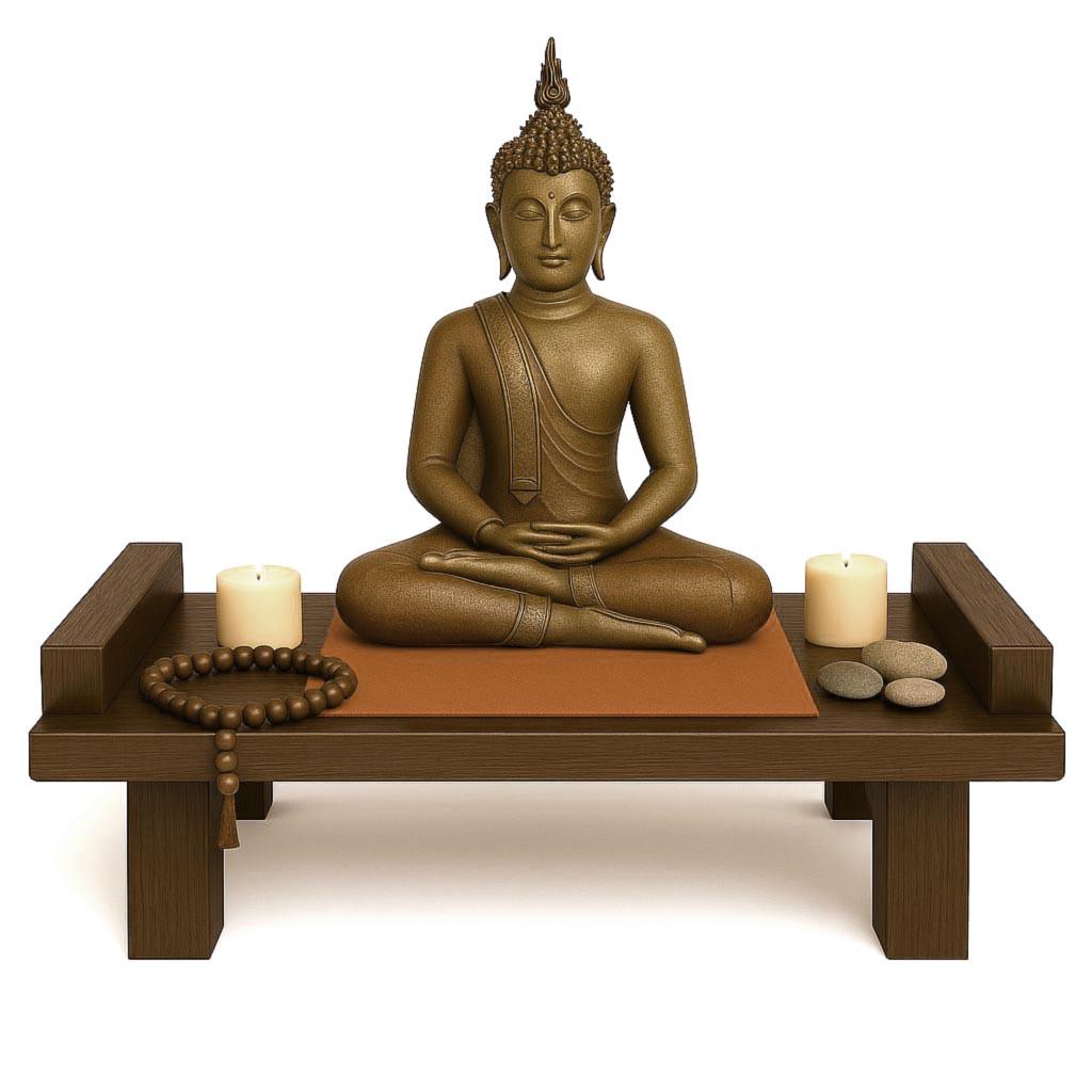 Алтарь для медитации из дерева Вариоста Капучино (ЛАТ-000309)