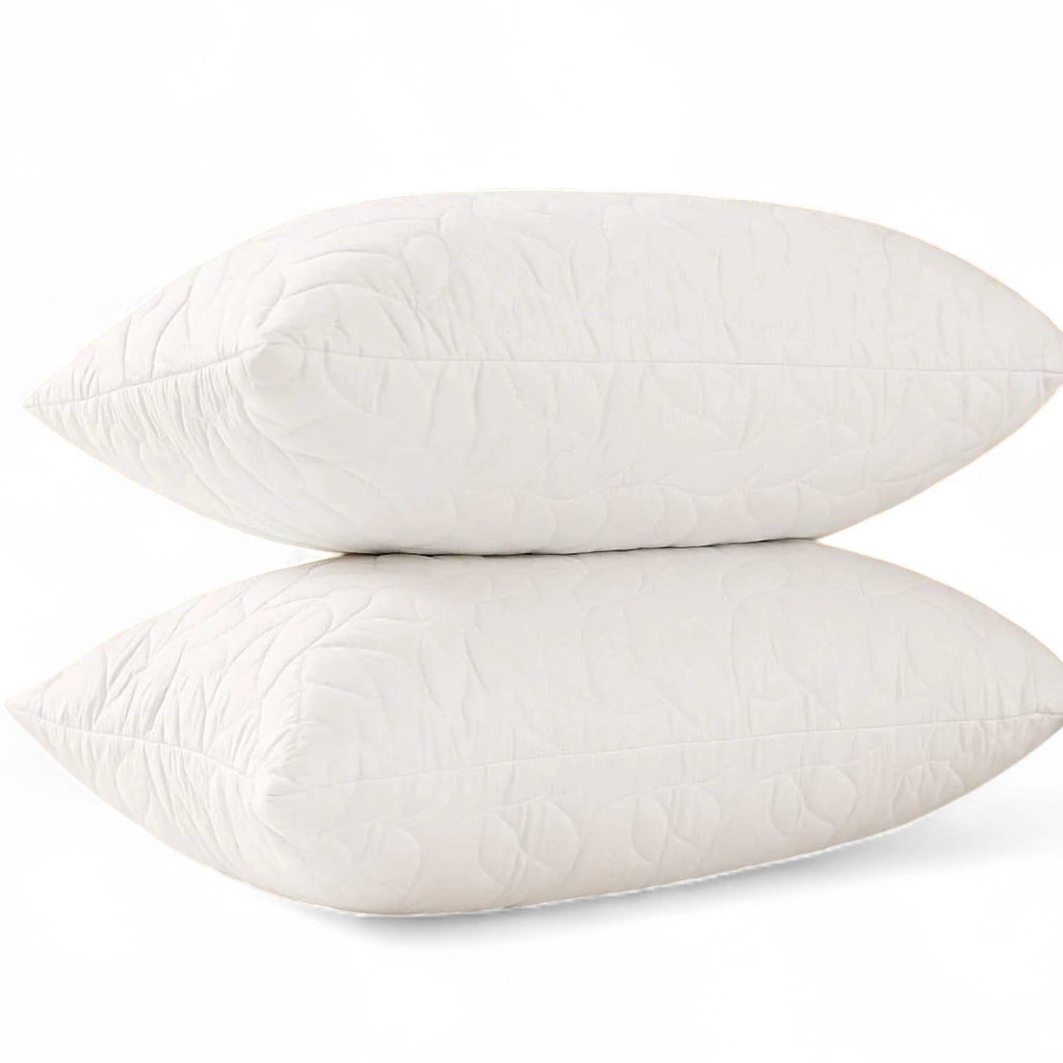 Набір подушок IDEIA Breeze антиалергенні/стебаний чохол на блискавці/штучний пух 2 шт. 50х70 см Білий (8-35955х001)