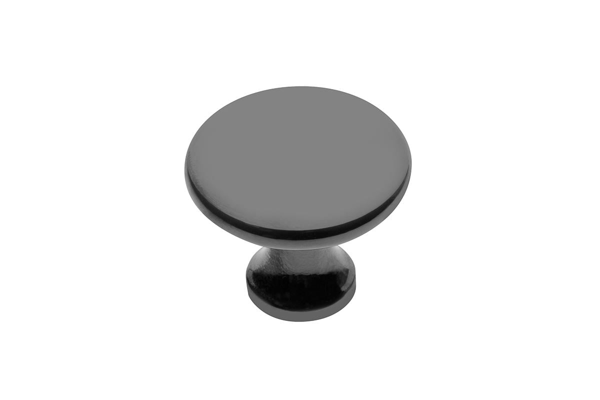 Ручка кнопка GTV UDINE ⌀ 29 мм Черный/Хром (24986158)