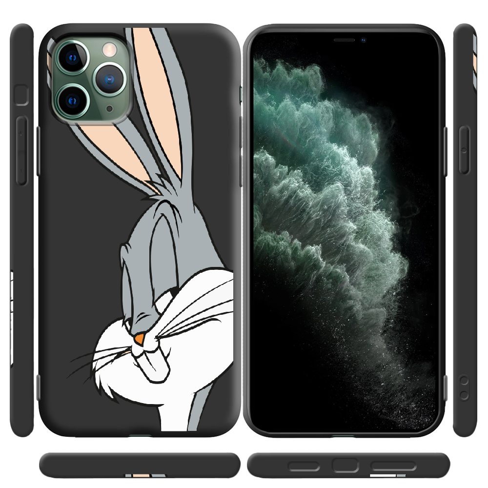 Чохол Boxface iPhone 11 Pro Max Lucky Rabbit Чорний силікон (38194-bk81-38278) - фото 2