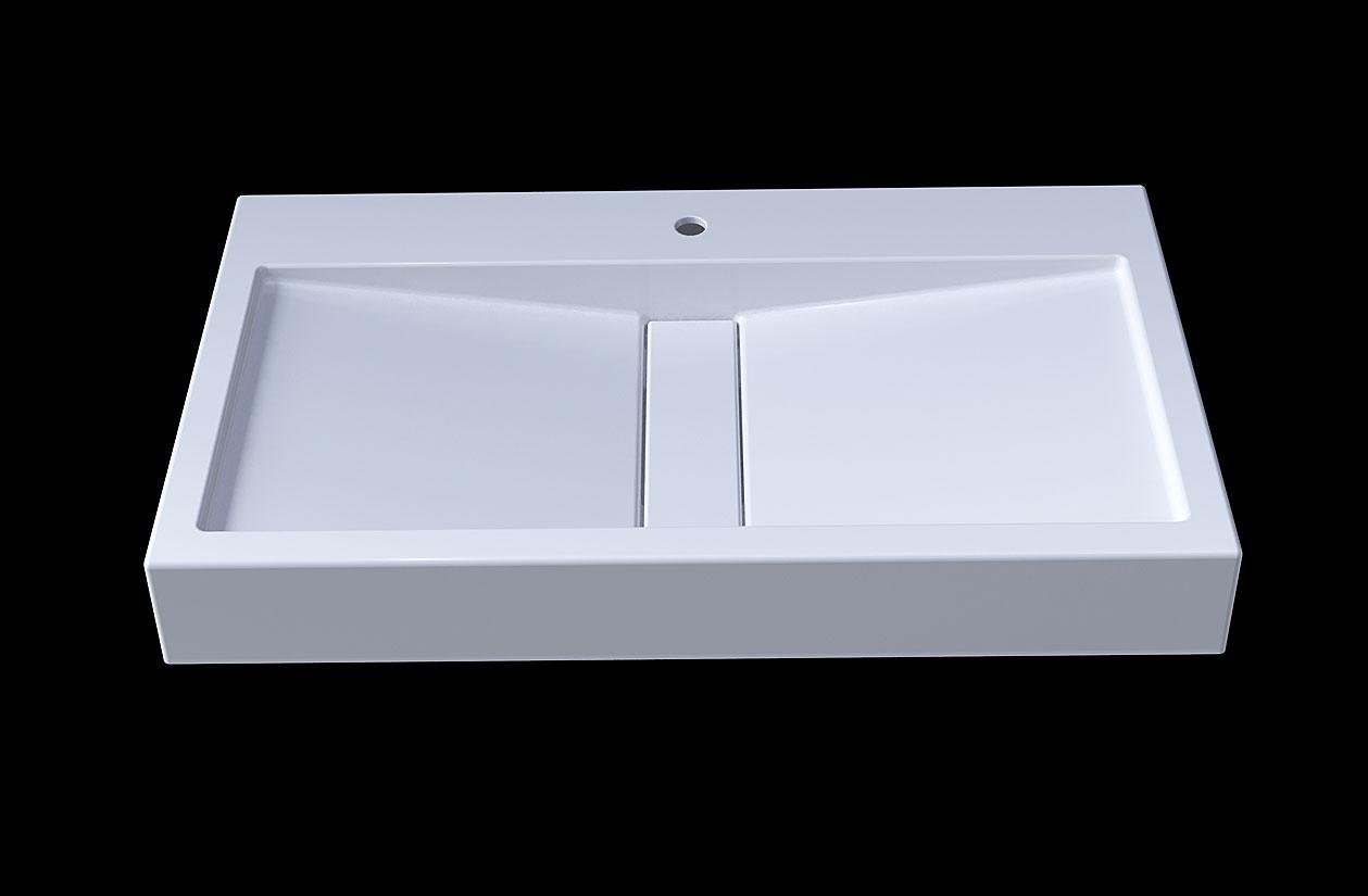 Умивальник накладний Status Mirage 80 White (679) - фото 8 Умивальник накладний Status Mirage 80 White (679) - фото 8