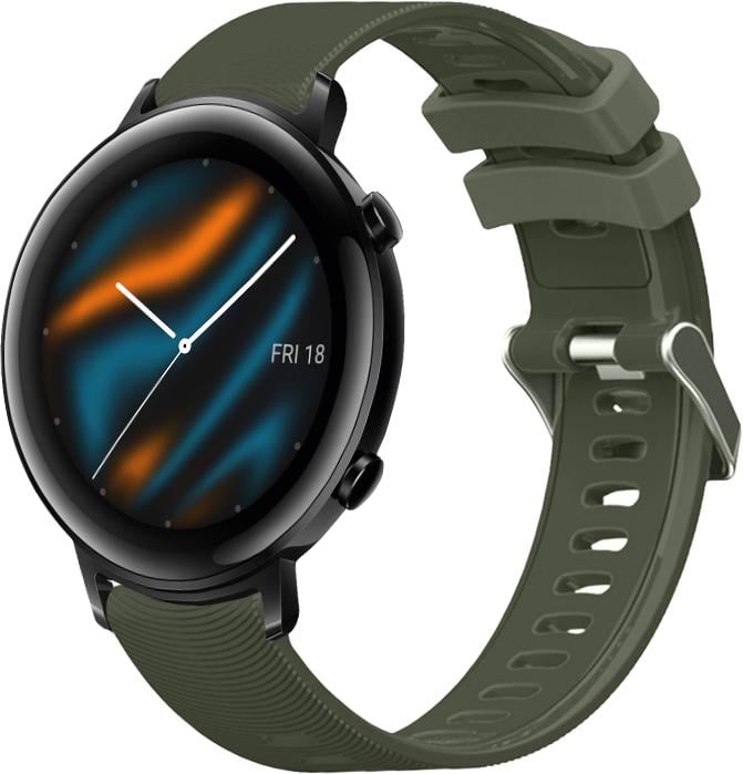 Ремешок Bend для Huawei Watch GT 2 42 мм Khaki (18003)