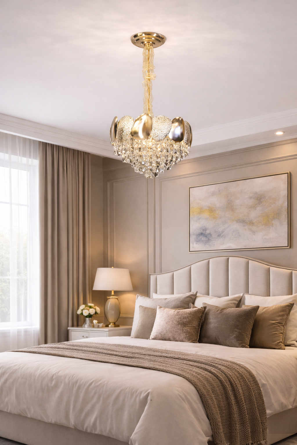 Люстра Golden Petals 11 ламп E14 220V без ламп у комплекті (20163/50GD)