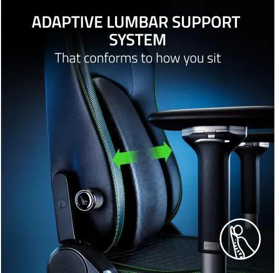 Компьютерное кресло геймерское Razer ISKUR V2 (RZ3804900300R3G1) - фото 7