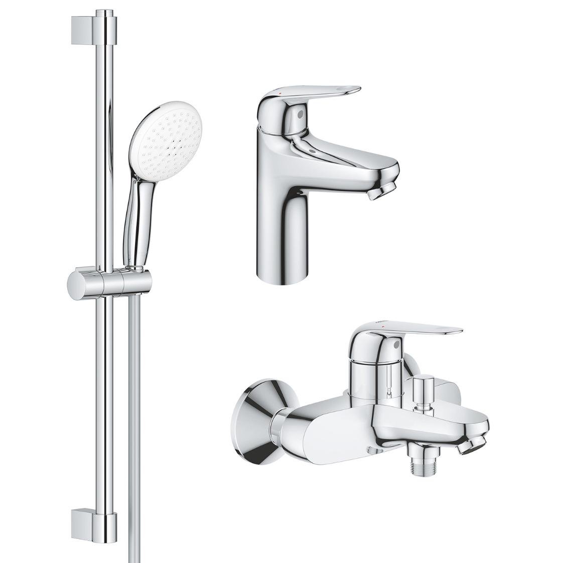 Набор смесителей для ванны Grohe Euroeco UA123226M0 Хром (229914)