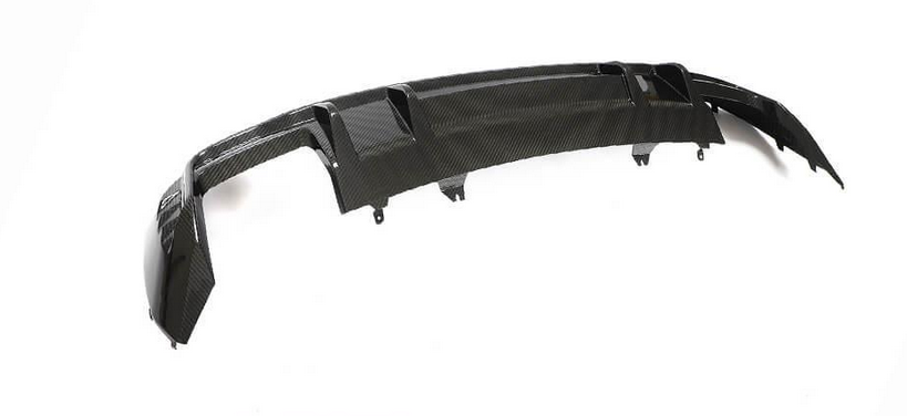 Диффузор заднего бампера DDCarbon V1 для S-Line для Audi A4 B10 2024- гг. натуральный карбон (133023)