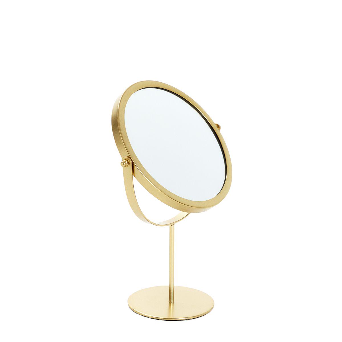 Зеркало косметическое Homla ESPELLO 19x27 см Золотой (218558) Зеркало косметическое Homla ESPELLO 19x27 см Золотой (218558)