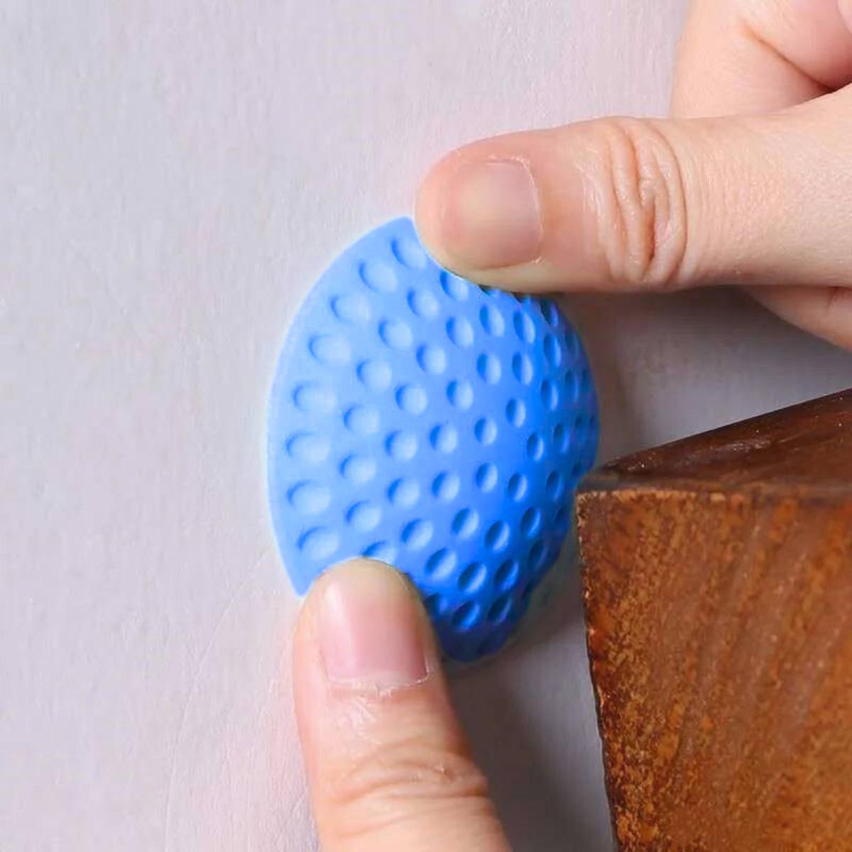 Стопери для дверей TainStopper самоклейкі силіконові 10 шт. Синій (2542) - фото 3 Стопери для дверей TainStopper самоклейкі силіконові 10 шт. Синій (2542) - фото 3