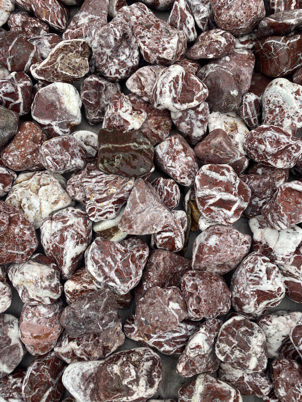 Галька мармурова Кам'яний двір 4-8 см Червоний (0034)