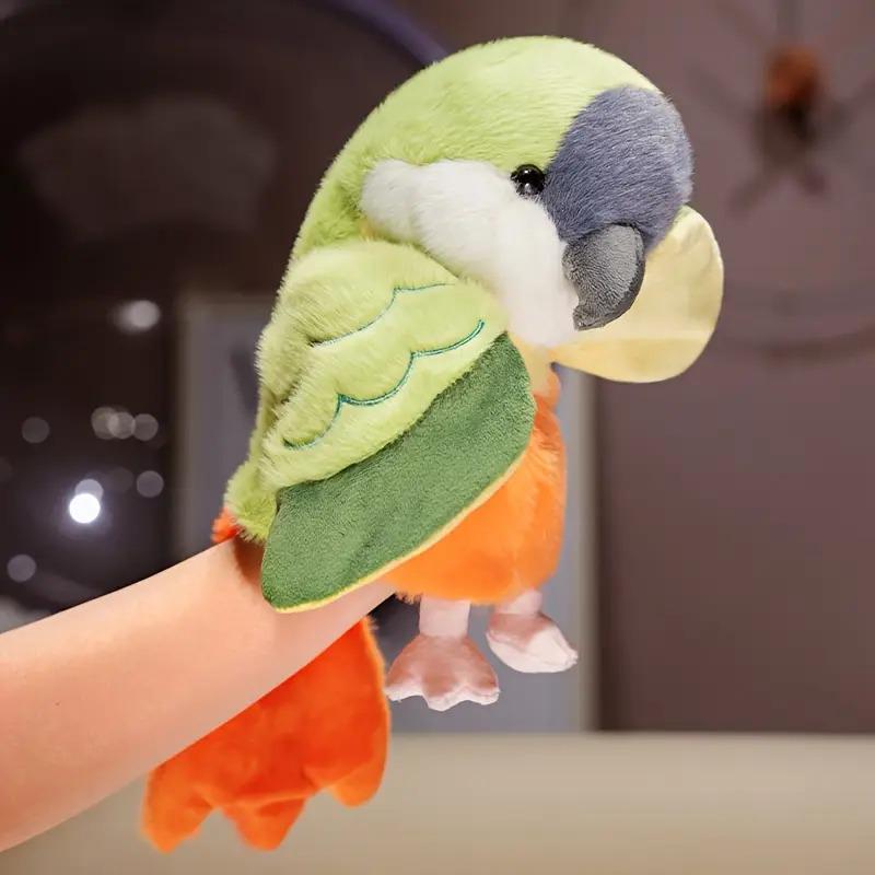 Игрушка на руку для кукольного театра Попугай 20 см Разноцветный (50462)