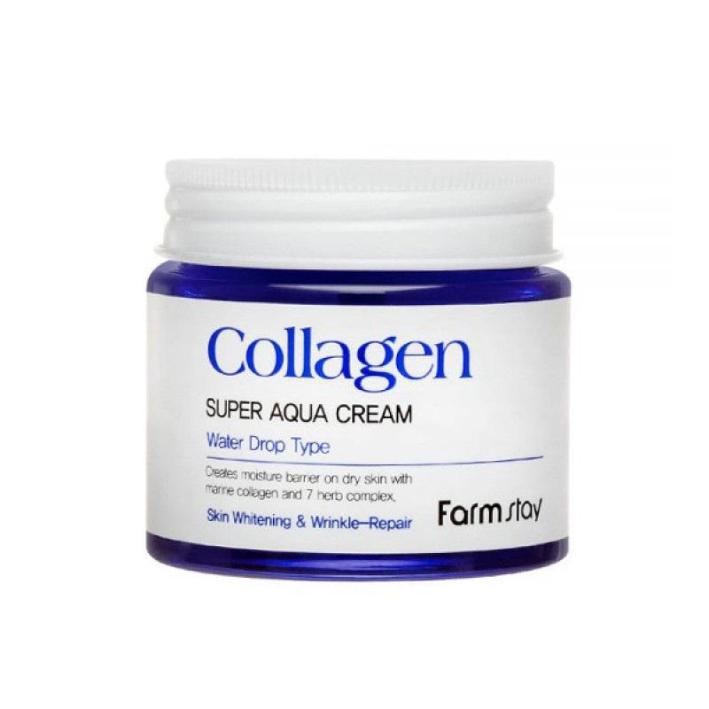 Живильний крем FarmStay Collagen Super Aqua Cream 80 мл (8809635230231) - фото 1