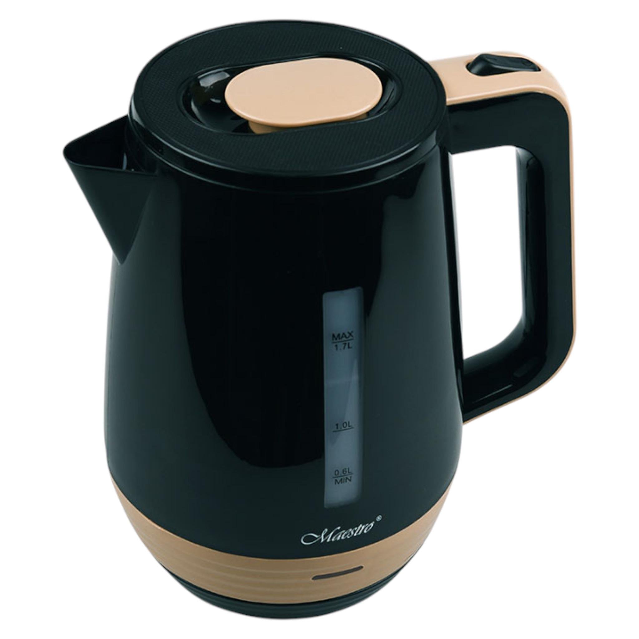 Электрочайник Maestro MR-033 2200 Вт 1,700 мл Black (27229605) Электрочайник Maestro MR-033 2200 Вт 1,700 мл Black (27229605)