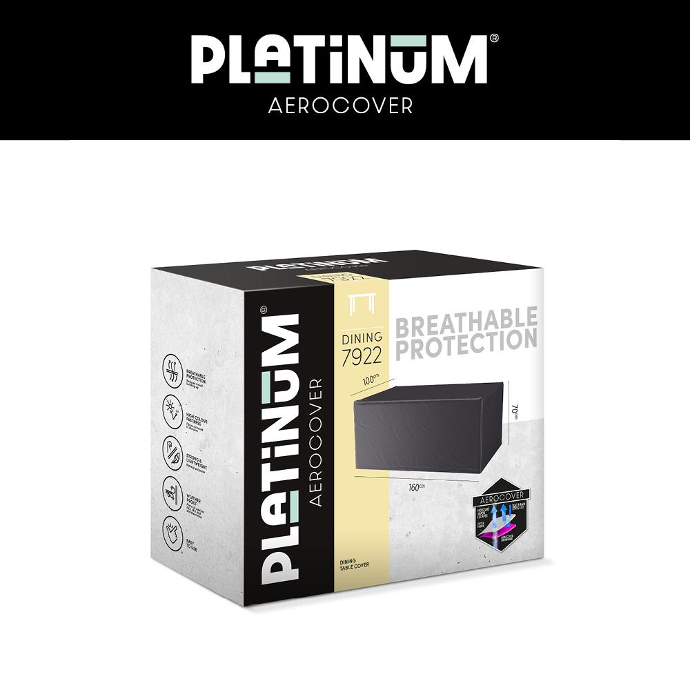 Чехол PLATINUM AeroCover для садовых комплектов 160X100Xh70 см Серый (7922) - фото 12