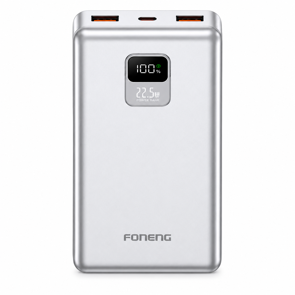 Повербанк Foneng PX126 20000 mAh 22,5W & 3 Outputs Silver (68419527)