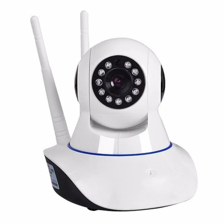 Камера відеоспостереження бездротова WIFI Smart NET camera Q5 з двома антенами Білий (MD14070)