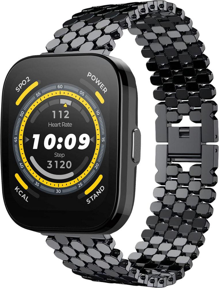 Браслет металевий Scaly для Amazfit Bip 5 Black (34340-2B)