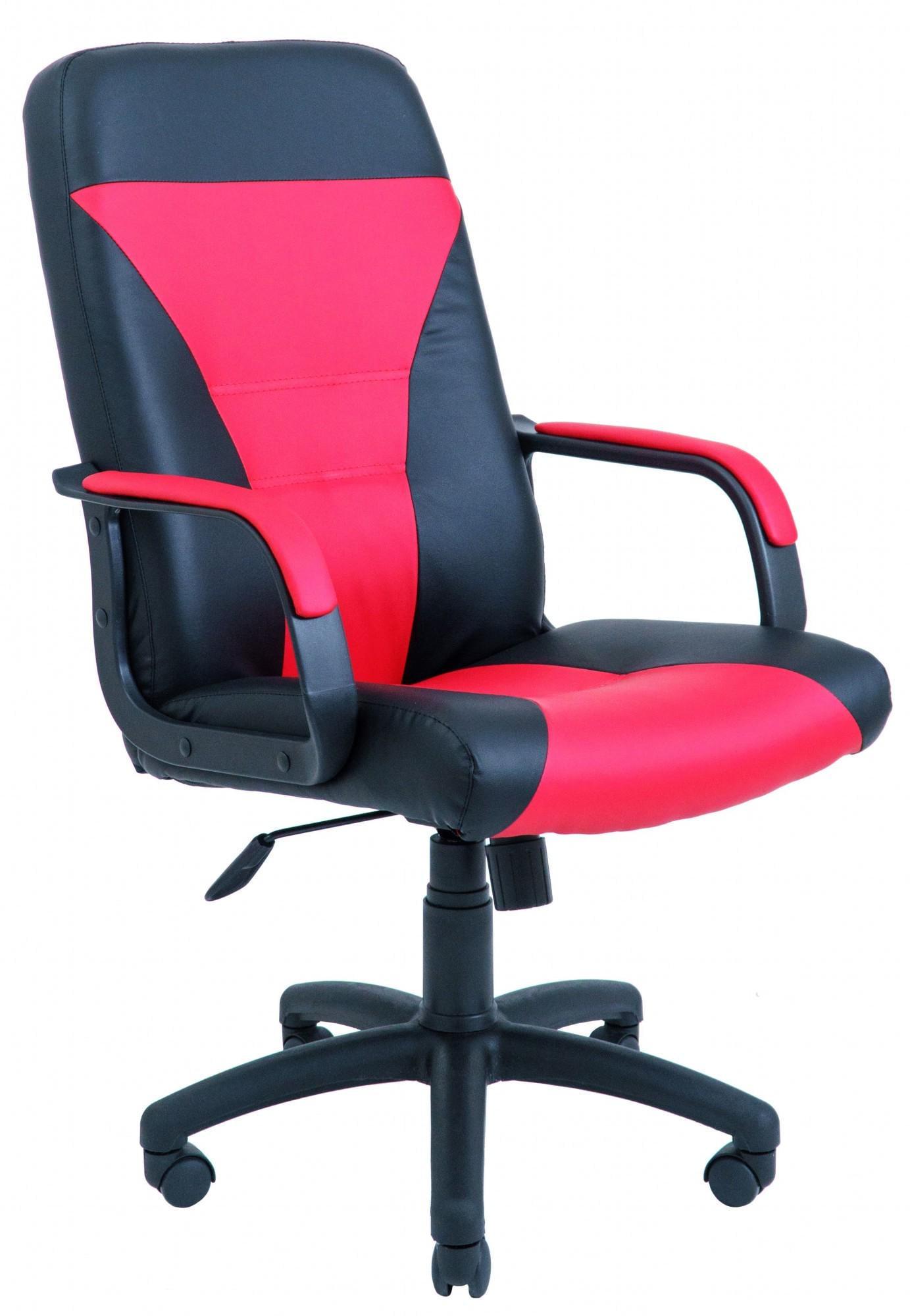 Кресло офисное компьютерное Siesta Fly 2210-2230 ПлаStick Рич М3 MultiBlock Черно-красный