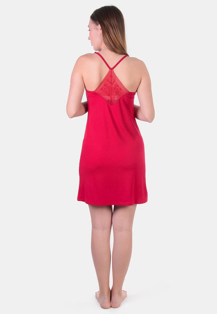 Женская ночная рубашка N.EL 1264-92 M Красный - фото 2
