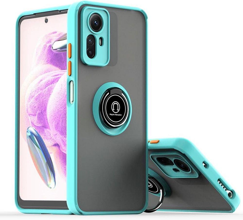 Захисний чохол MatteLuxe Xiaomi Redmi Note 12S (з кільцем) Light Blue (34251-0B)