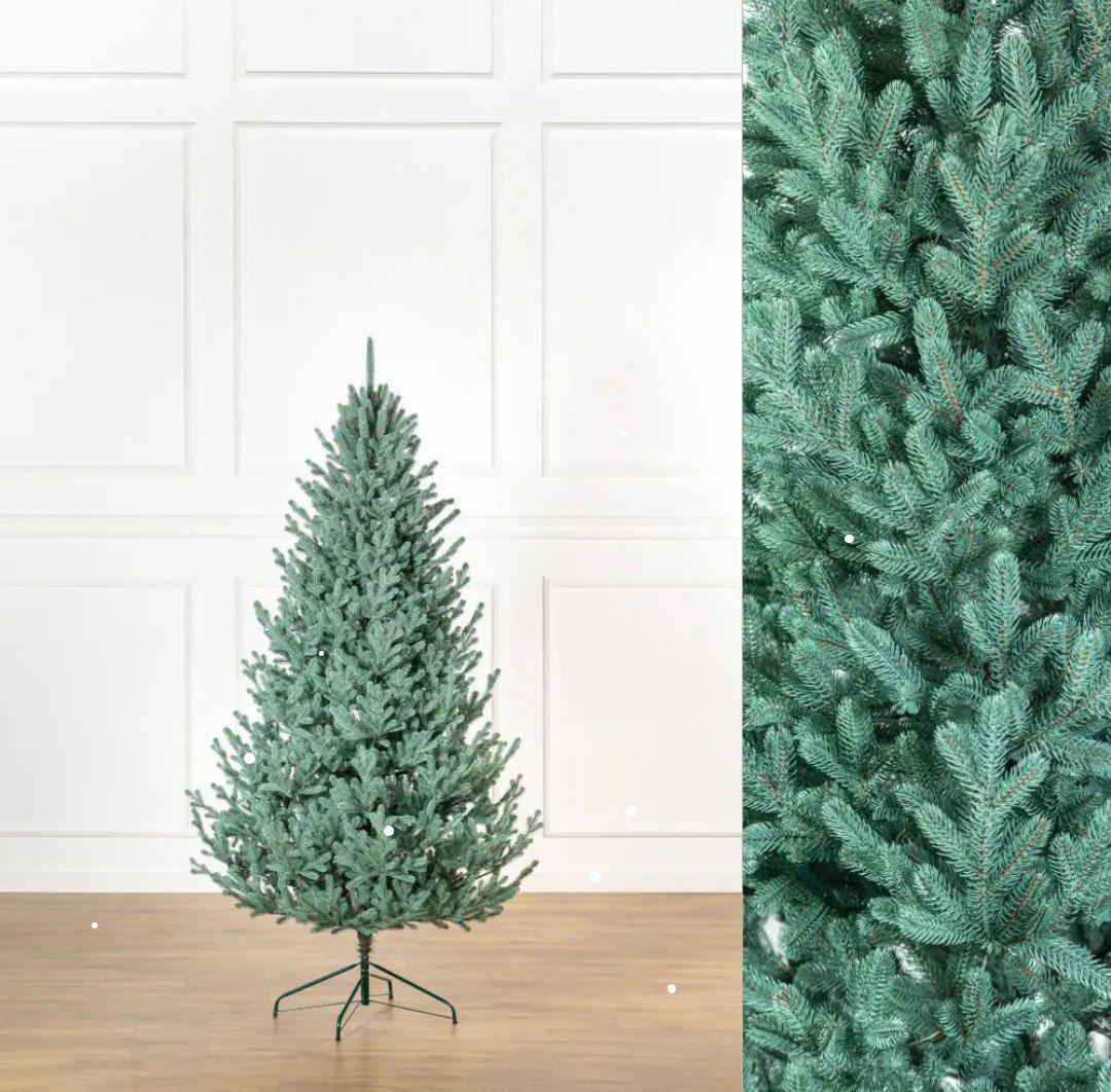 Штучна ялинка Віденська лита з металевою підставкою 2,10 м Блакитний (NYT15126) - фото 9 Штучна ялинка Віденська лита з металевою підставкою 2,10 м Блакитний (NYT15126) - фото 9