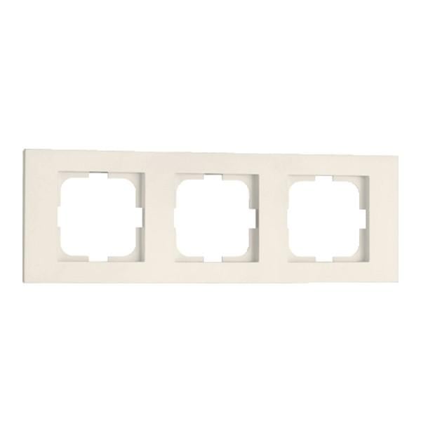 Рамка Ovivo Grano на 3 места универсальная Кремовый (400-020000-227)