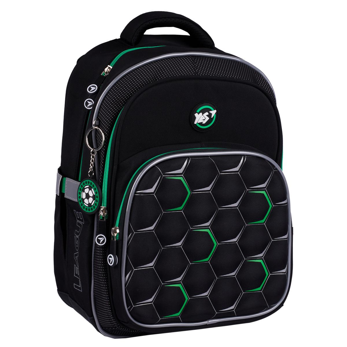 Школьный рюкзак полукаркасный YES Football Time S-91 (559818)