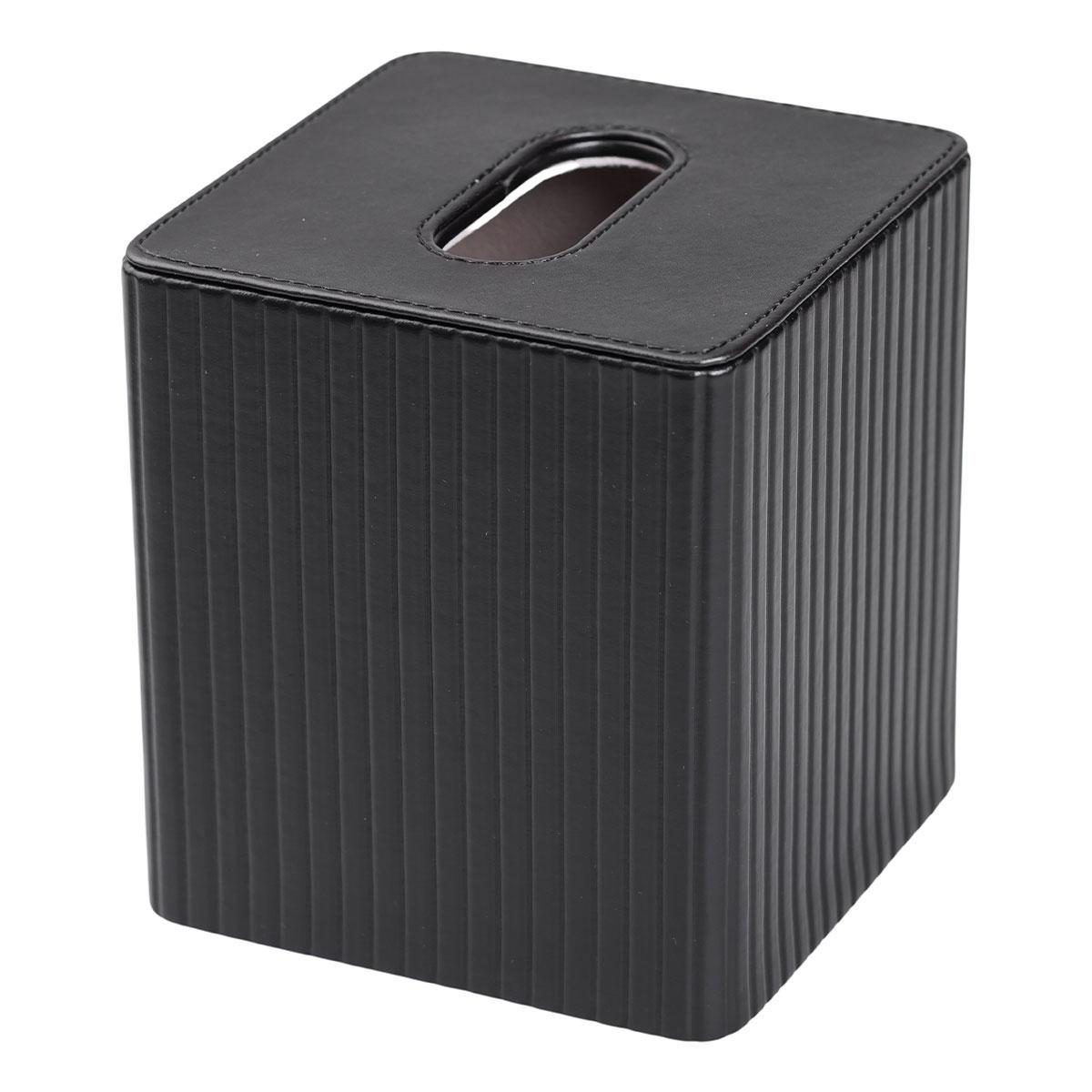 Серветниця з екошкіри квадратна HP-3-201B 13х13х14,5 см Чорний (A-033498) - фото 3 Серветниця з екошкіри квадратна HP-3-201B 13х13х14,5 см Чорний (A-033498) - фото 3