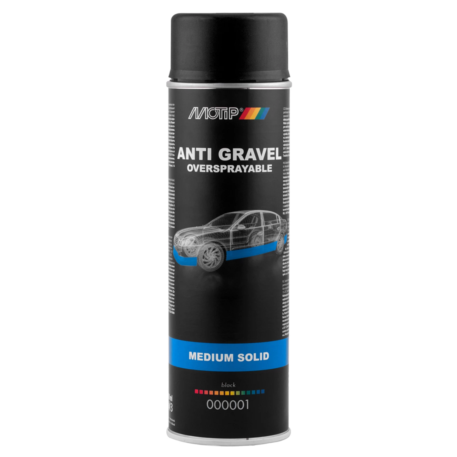 Антигравий в баллончике Motip Anti Gravel 500 мл Черный