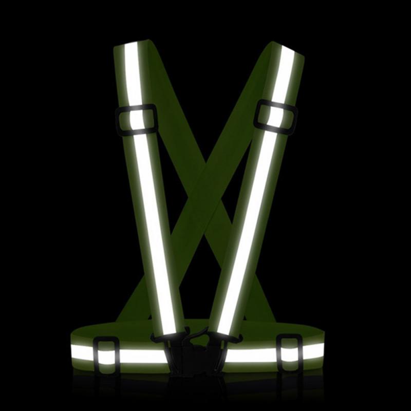 Світловідбивний жилет для велосипедиста "Reflective Suspenders Belt" Салатовий (1009328-LightGreen-1) - фото 9