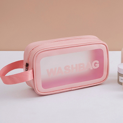 Косметичка WASHBAG с ручками Розовый (ОКД-131-13)