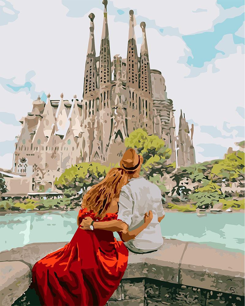 Картина за номерами Ідейка Романтична Іспанія 40х50 см (KH4689)