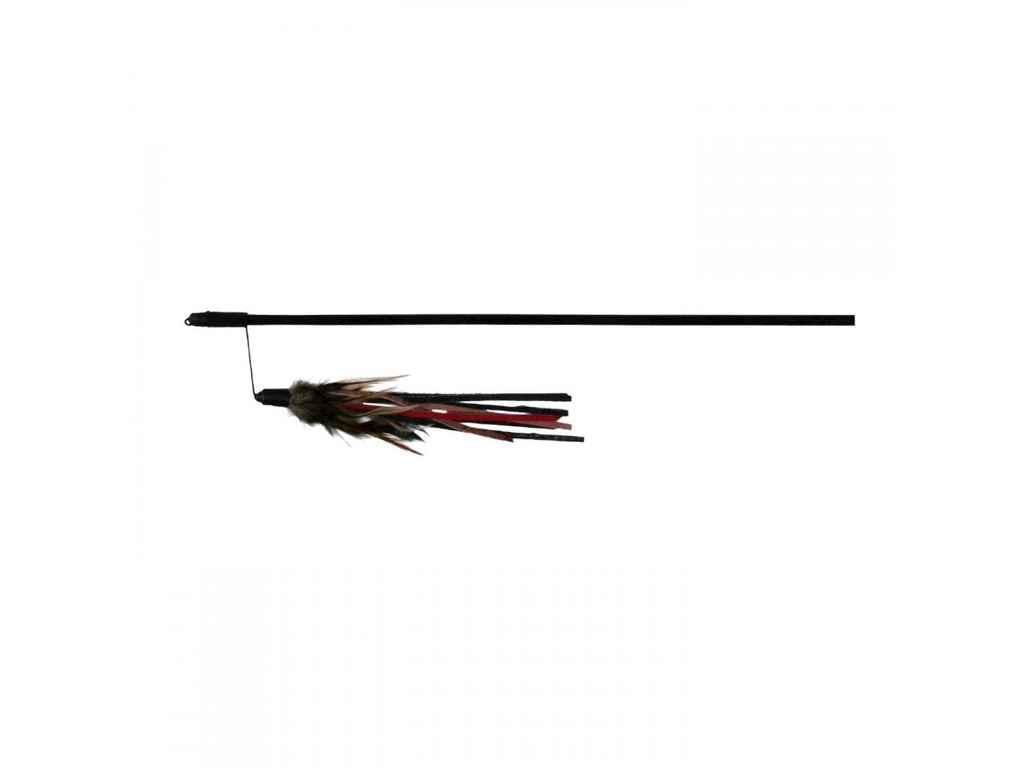 Игрушка для кошек Trixie Палочка с перьями 50 см (4550)