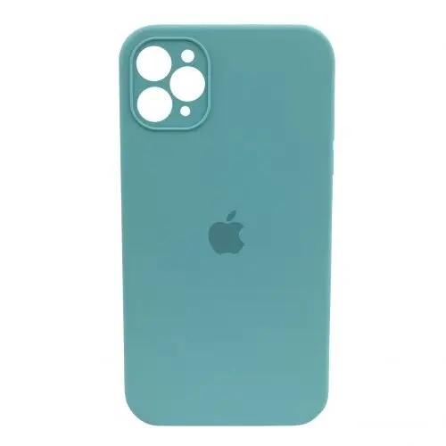Силиконовый Чехол Накладка Закрытая Камера Silicone Case Full Camera Для iPhone 12 Pro Mint