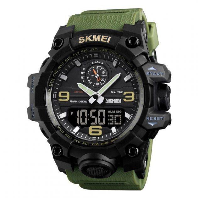 Наручные часы мужские Skmei 1586 Army Green