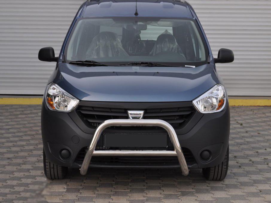 Кенгурятник WT006 CAN для Renault Dokker 2013-2022 гг. нержавеющая сталь Хром