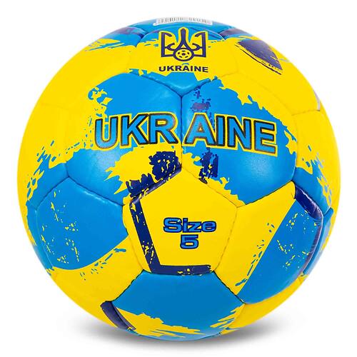 Мяч футбольный Ballonstar UKRAINE FB-7579 №5 PU Гриппи сшит вручную Желто-синий (31773543) Мяч футбольный Ballonstar UKRAINE FB-7579 №5 PU Гриппи сшит вручную Желто-синий (31773543)